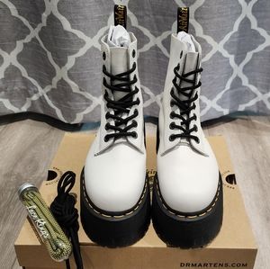 DR MARTENS 1460 Pascal Max Leather Platform Boots